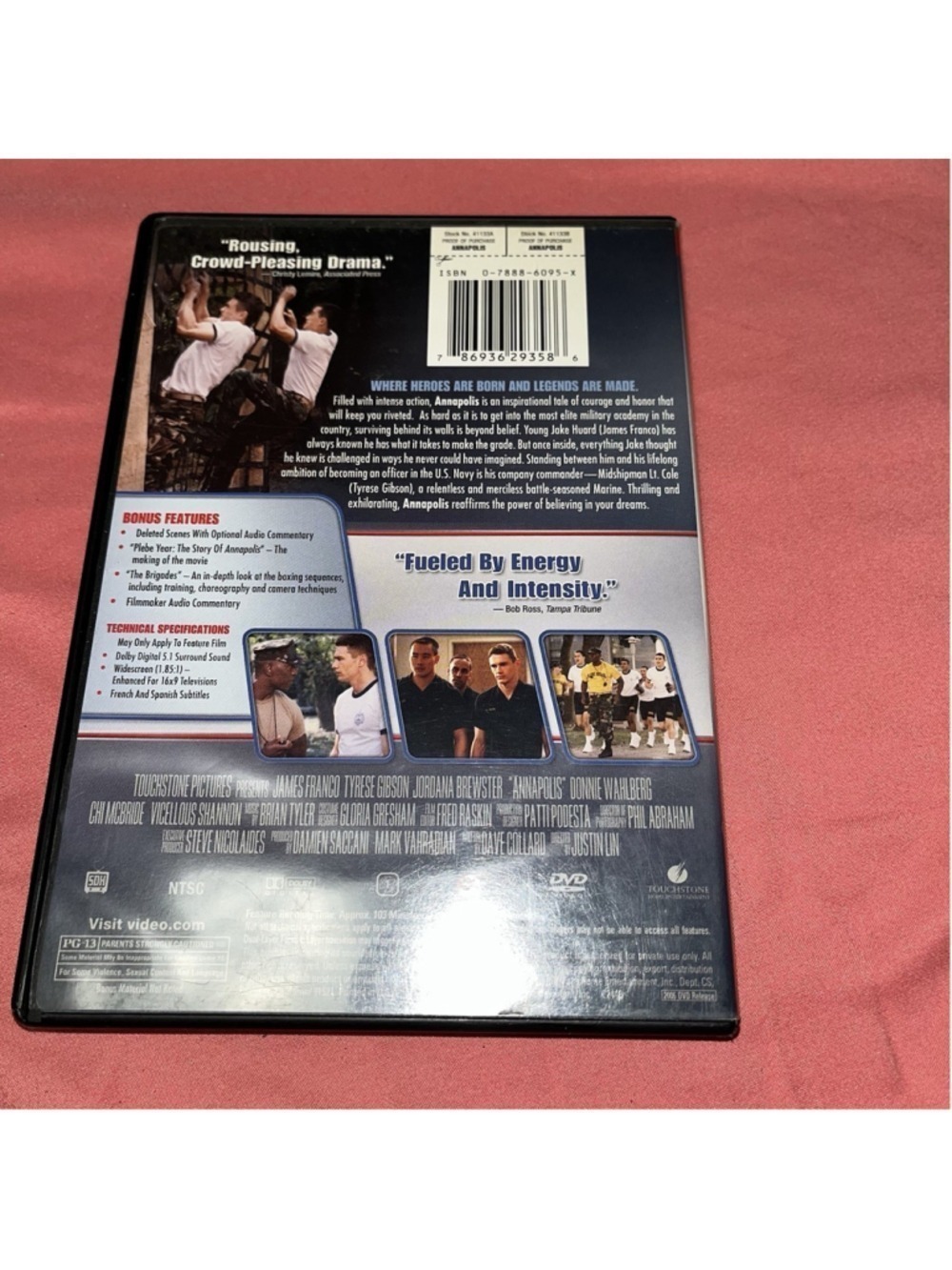 Annapolis (DVD, 2006, Widescreen) James Franco Tyrese Gibson - Picture 2 of 4